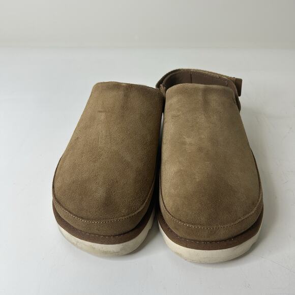 UGG Tan Suede Mules with Strap - Picture 6 of 10
